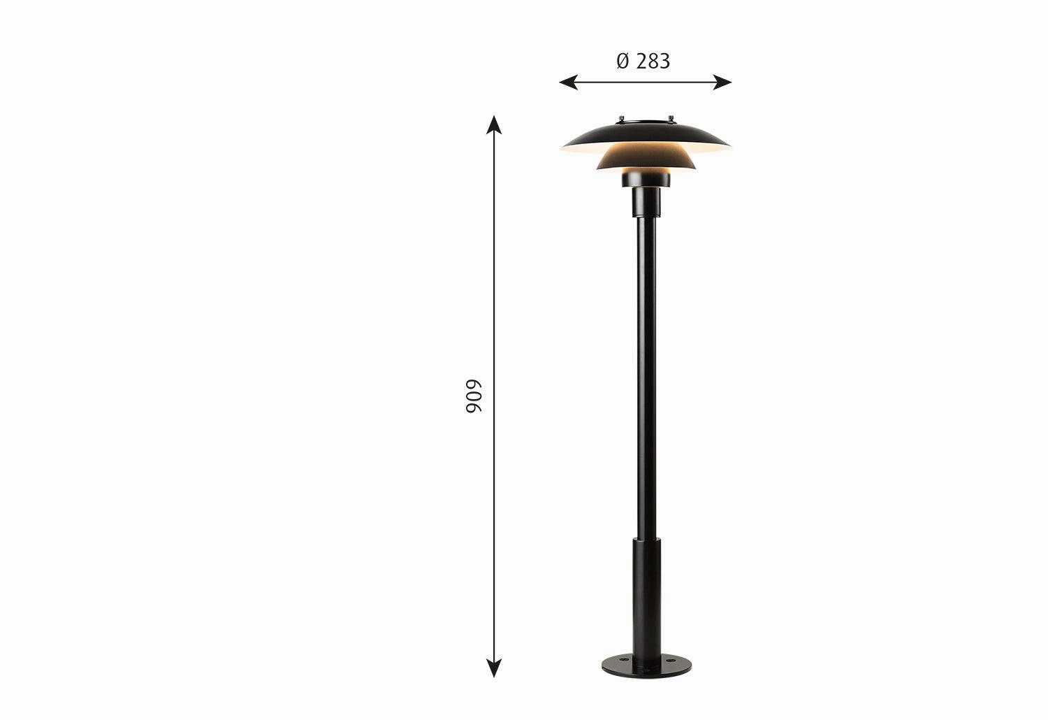 PH 3-2 1/2 Outdoor Bollard