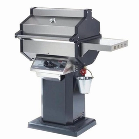 Phoenix Deck/Patio 53" Stainless Steel Freestanding Post Mount Grill SDBOP professional outdoor BBQ grill set