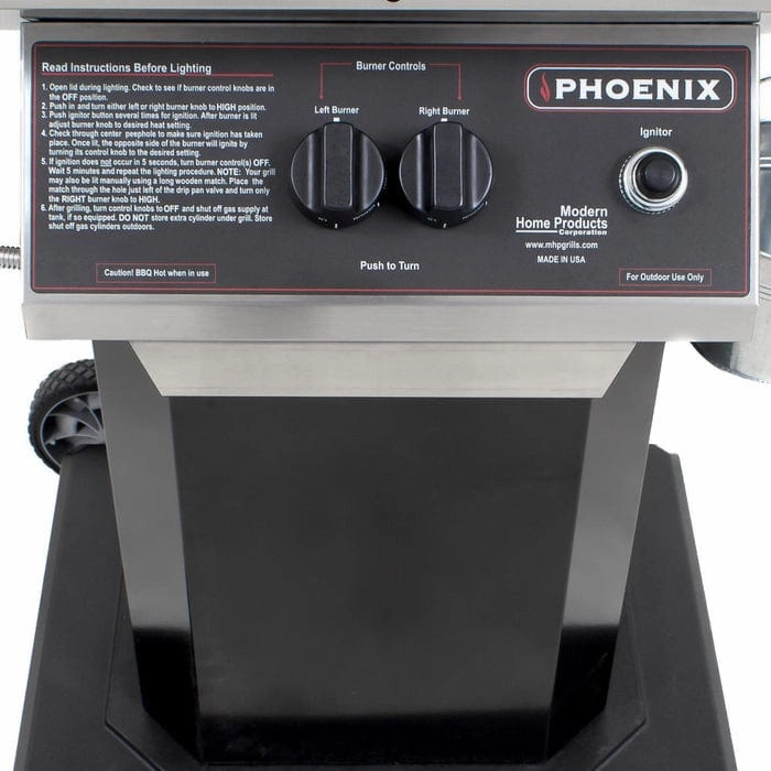 Phoenix Portable 53" Fabricated Stainless Steel Freestanding Grill SDBOC
