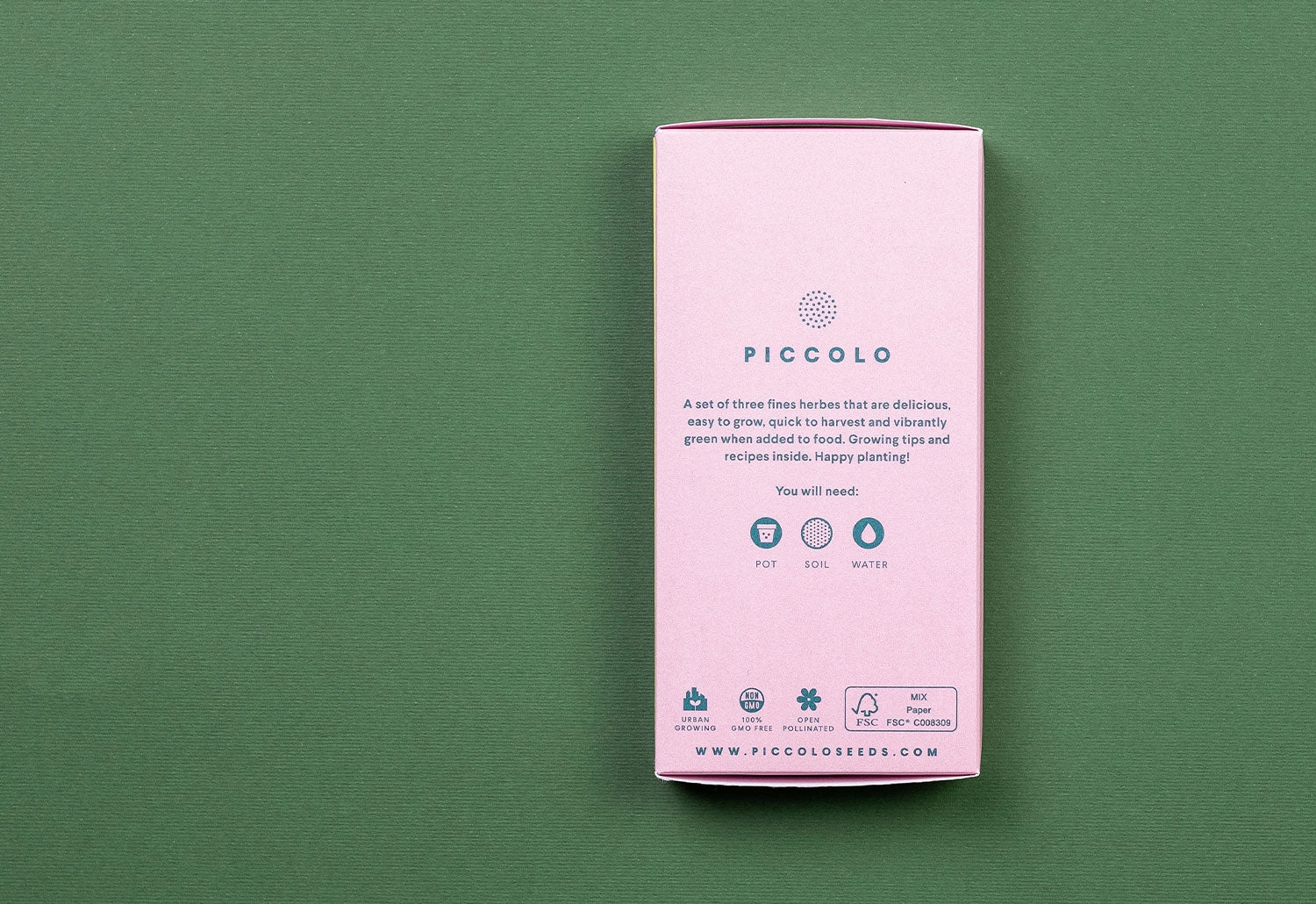Piccolo Kitchen Herbs Seed Collection