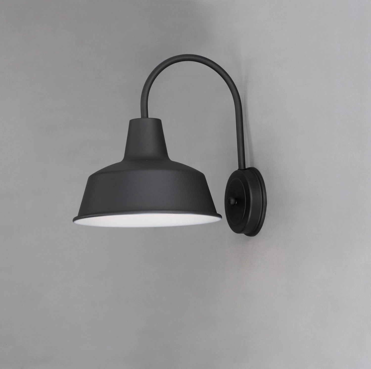 Pier M One Light Outdoor Wall Lantern Black