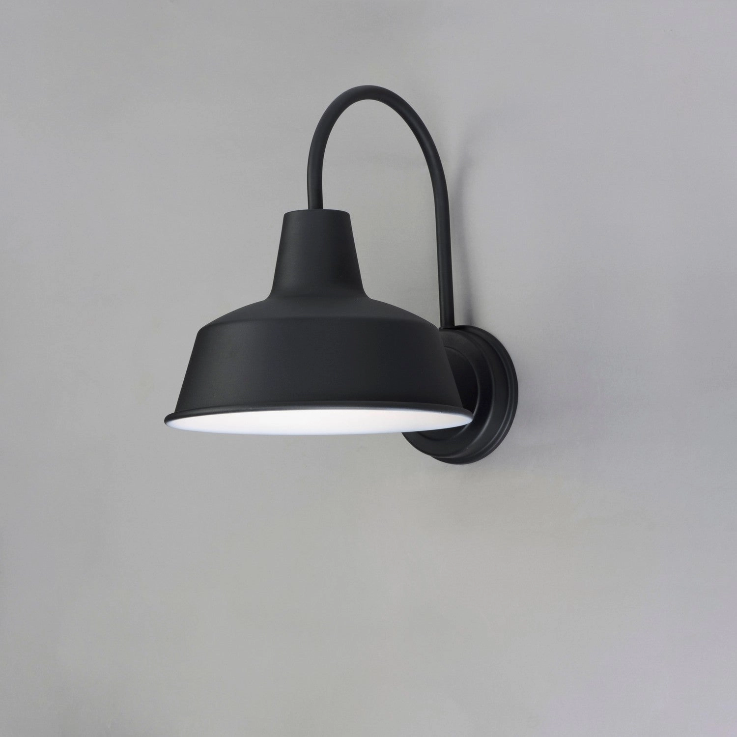 Pier M One Light Outdoor Wall Lantern Black