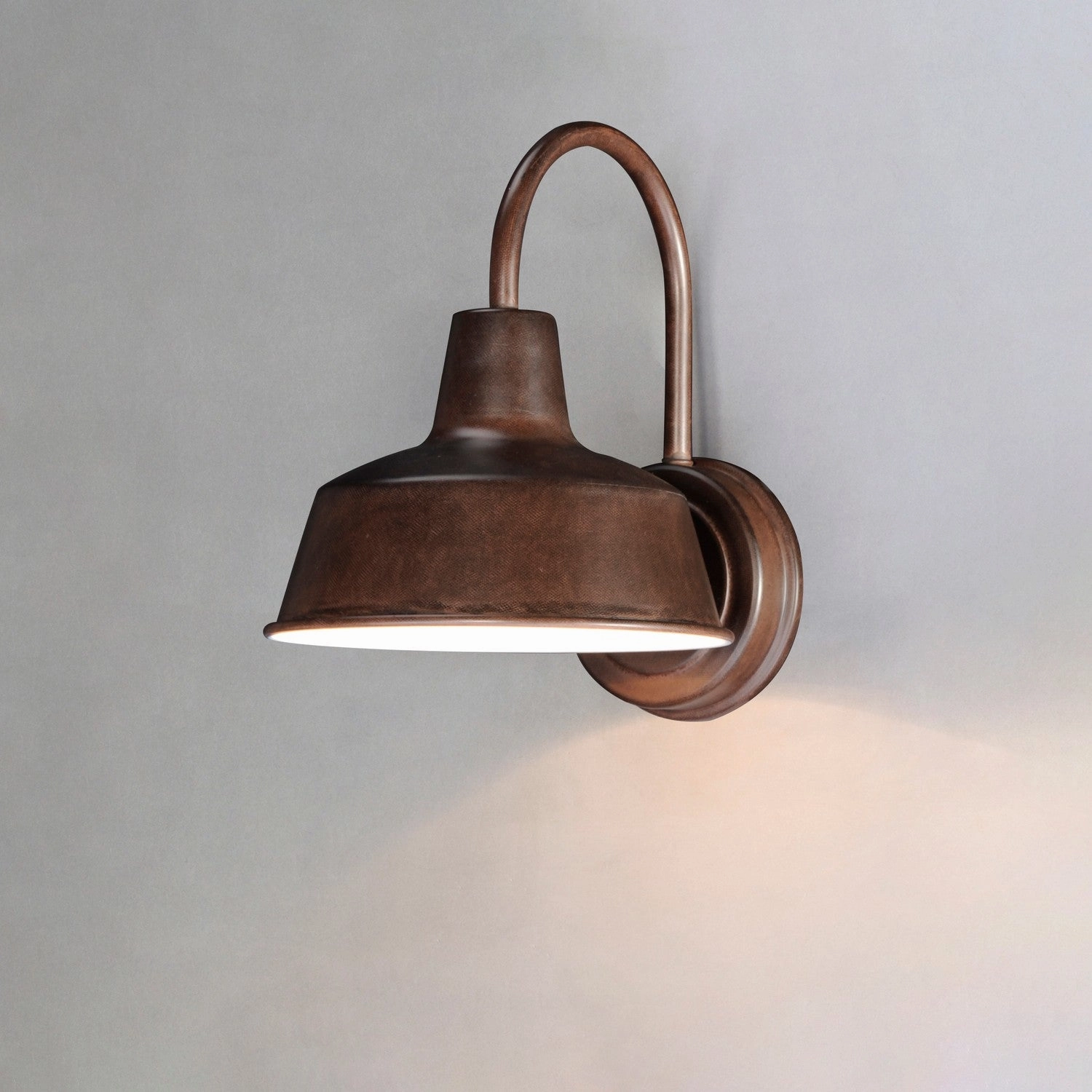 Pier M One Light Outdoor Wall Lantern Empire Bronze