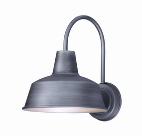 Pier M One Light Outdoor Wall Lantern Weathered ZincOutdoor wall sconces with motion sensor