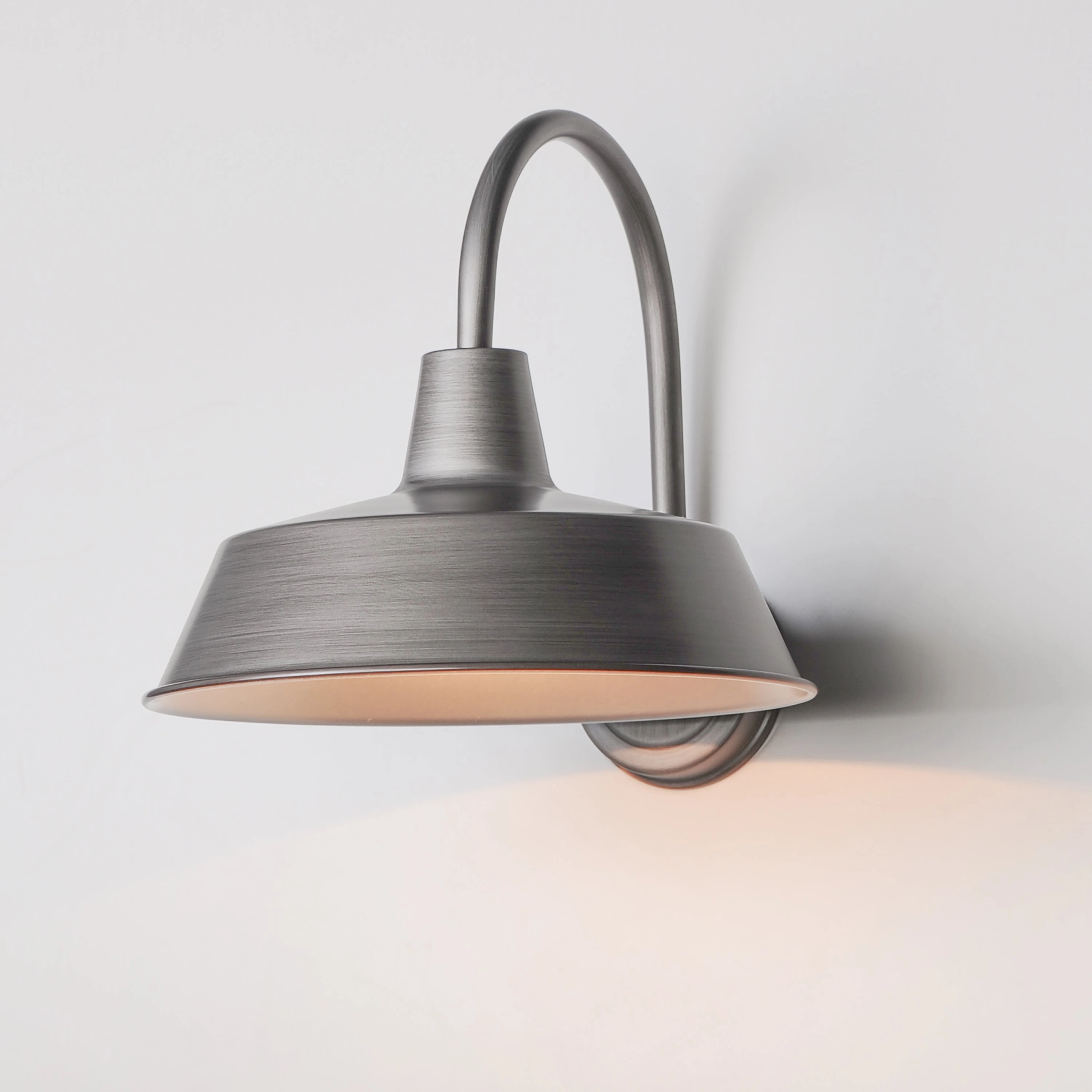 Pier M One Light Wall Sconce Weathered Zinc