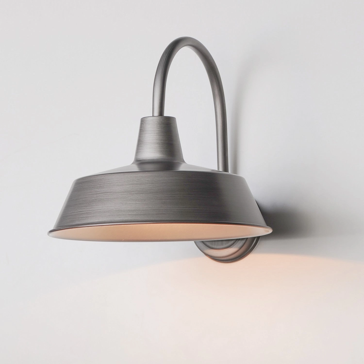 Pier M One Light Wall Sconce Weathered Zinc