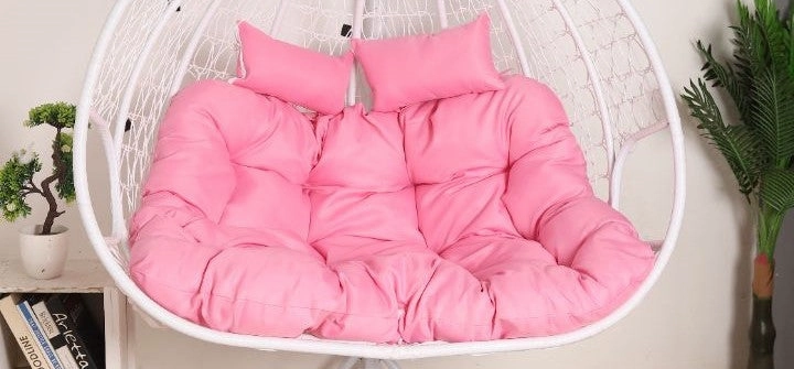Pink Cushion for Double Seater Hanging Egg Chairthick cushion for outdoor egg chair