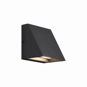 Pitch LED Outdoor Wall Mount BlackOutdoor wall sconces with motion sensor