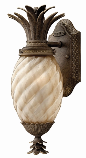Plantation LED Wall Mount Pearl BronzeOutdoor wall sconces with motion sensor