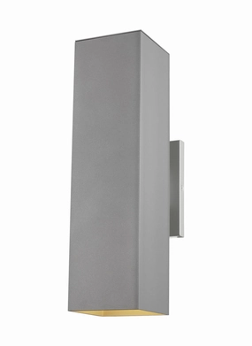 Pohl Two Light Outdoor Wall Lantern Painted Brushed NickelOutdoor wall sconces with motion sensor