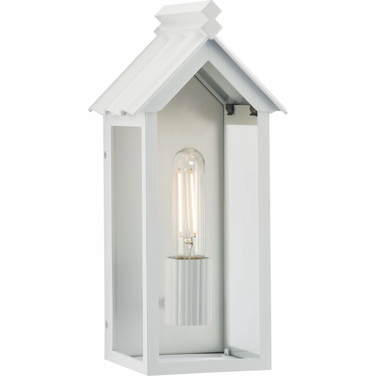 Point Dume-Dunemere One Light Outdoor Wall Lantern Shelter White