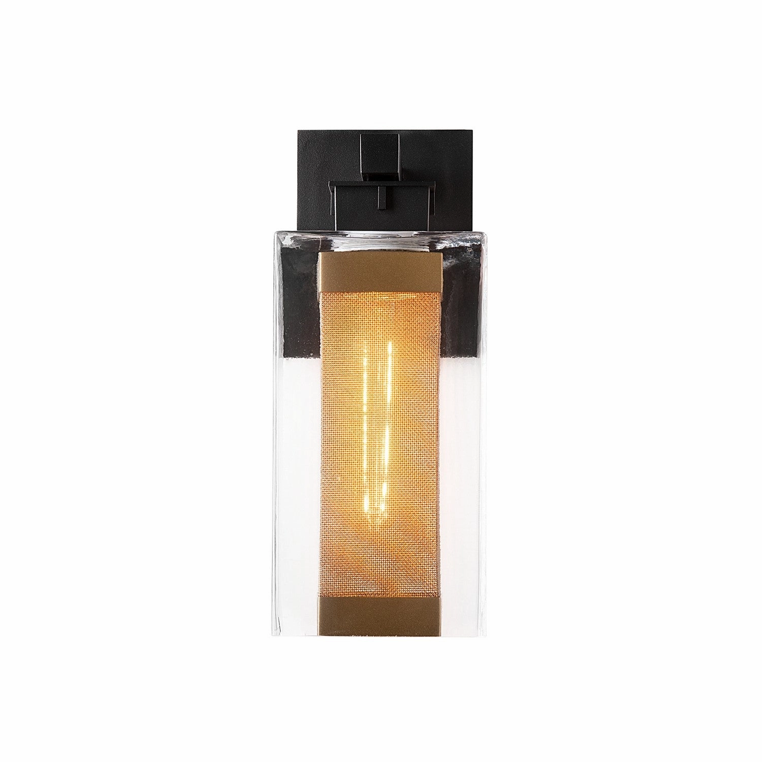 Polaris One Light Outdoor Wall Sconce Coastal Black