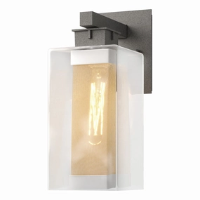 Polaris One Light Outdoor Wall Sconce Coastal Natural IronOutdoor wall sconces with motion sensor