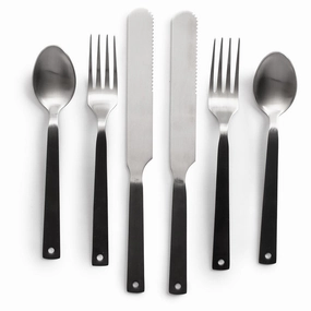 Polished Flatware | Set of 2 heavy-duty garden utility cart with handle
