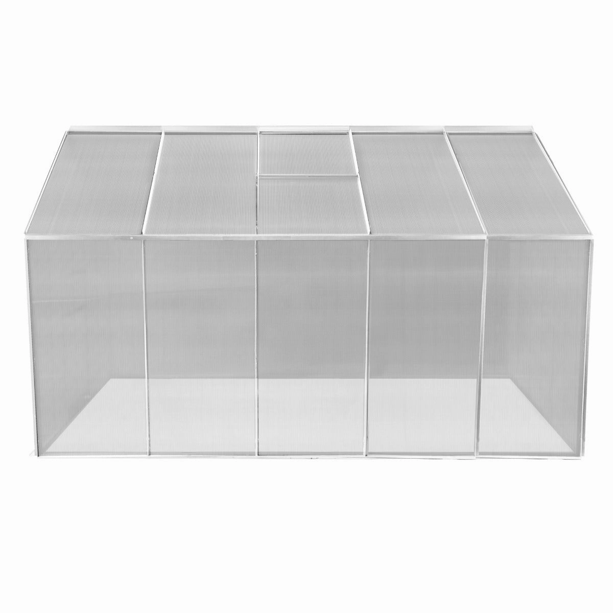 Polycarbonate Greenhouse 6ft x 10ft  Silver