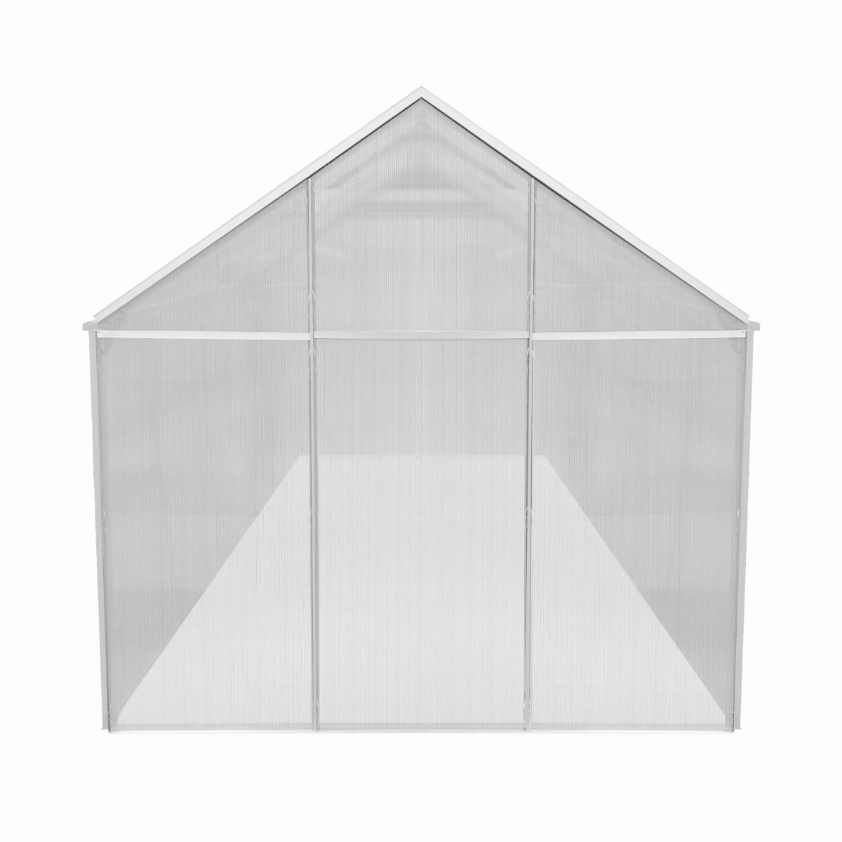 Polycarbonate Greenhouse 6ft x 10ft  Silver