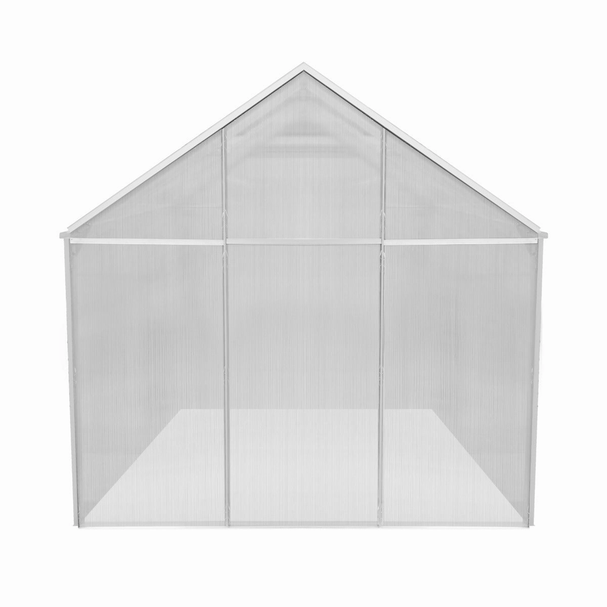 Polycarbonate Greenhouse 6ft x 6ft  Silver
