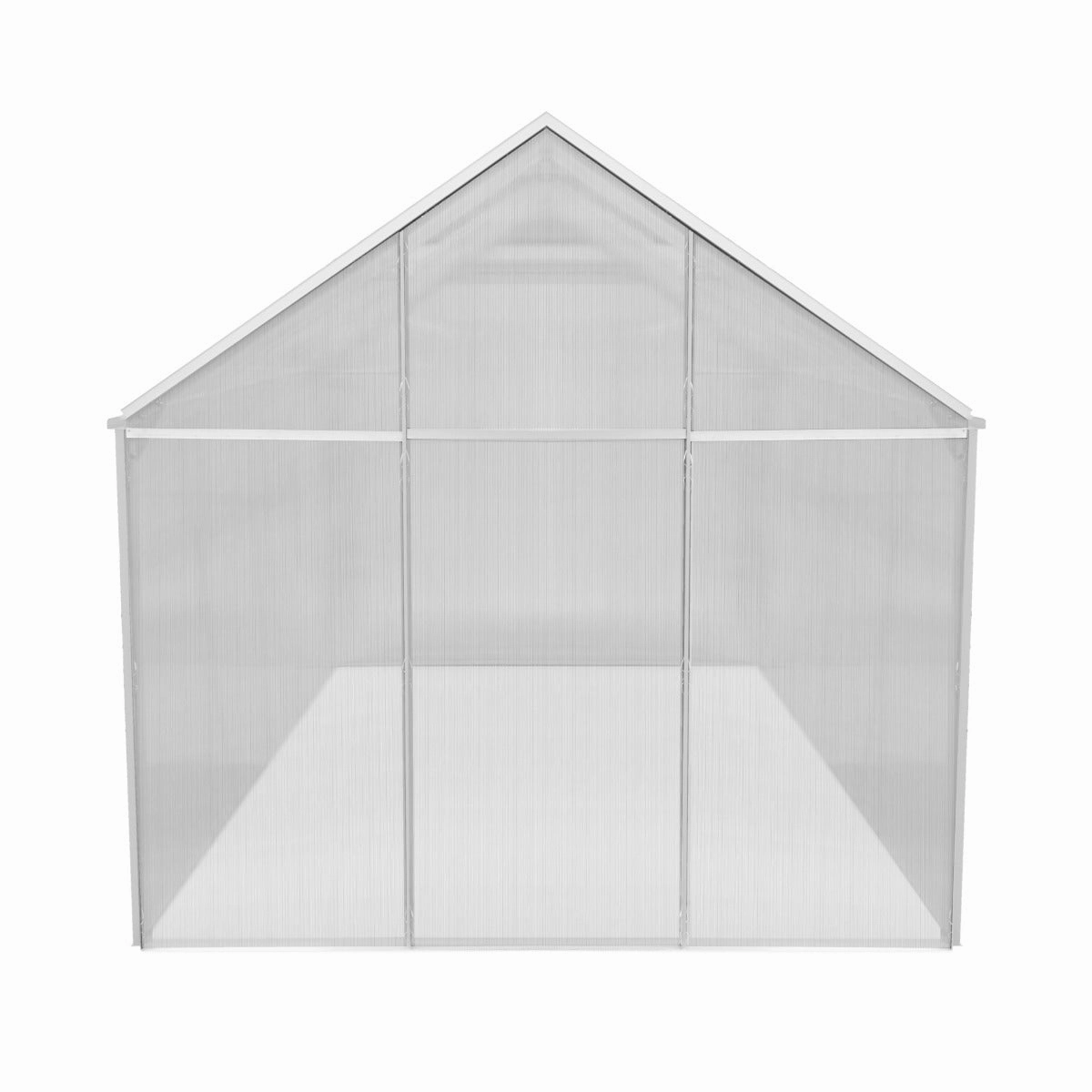 Polycarbonate Greenhouse 6ft x 8ft  Silver