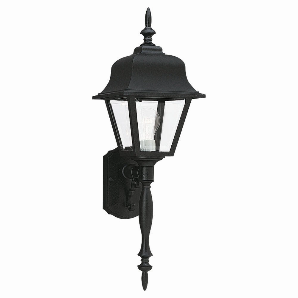 Polycarbonate Outdoor One Light Outdoor Wall Lantern Black
