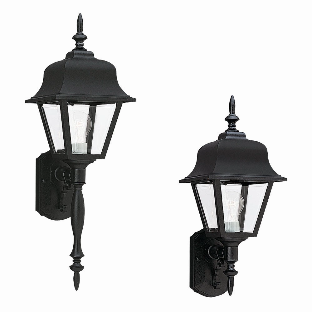 Polycarbonate Outdoor One Light Outdoor Wall Lantern BlackOutdoor wall sconces with motion sensor