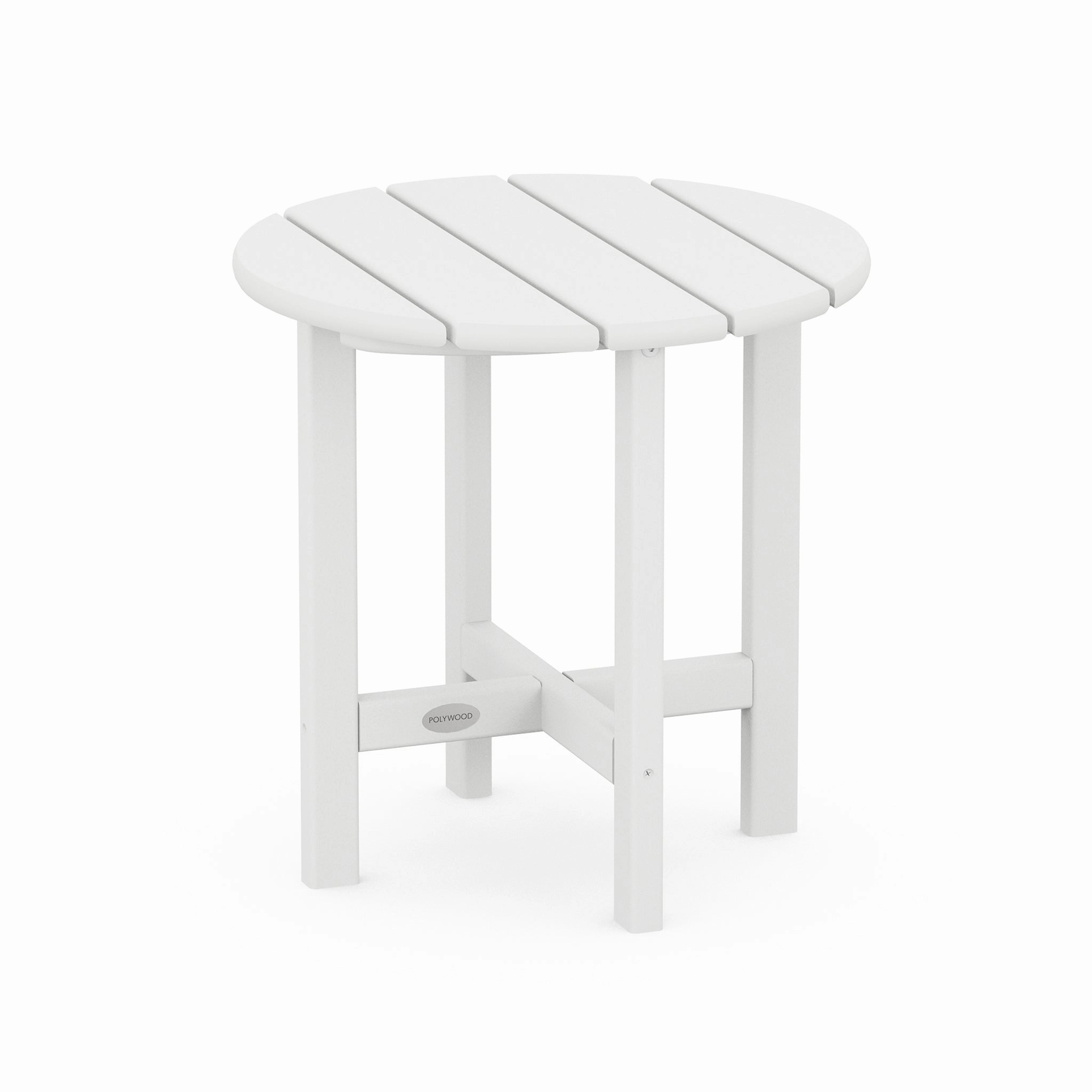 POLYWOOD 18" Round Side Table