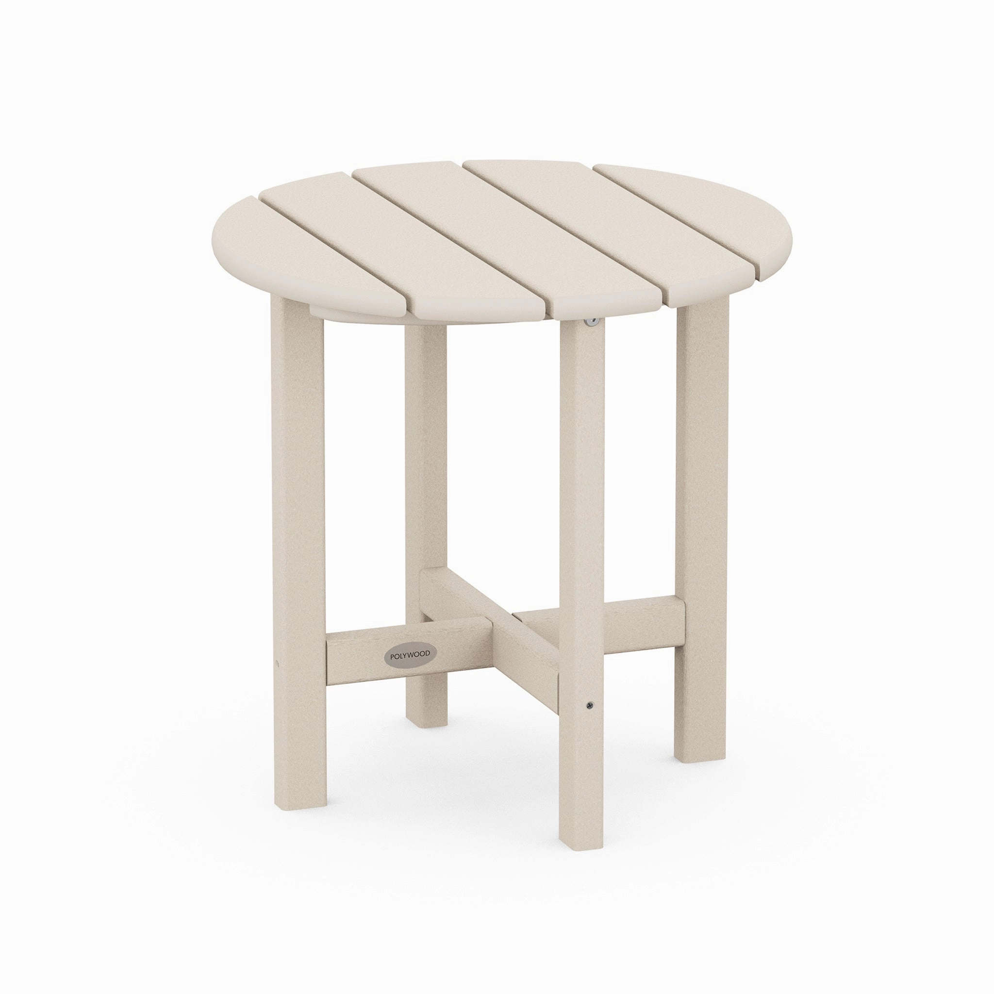 POLYWOOD 18" Round Side Table
