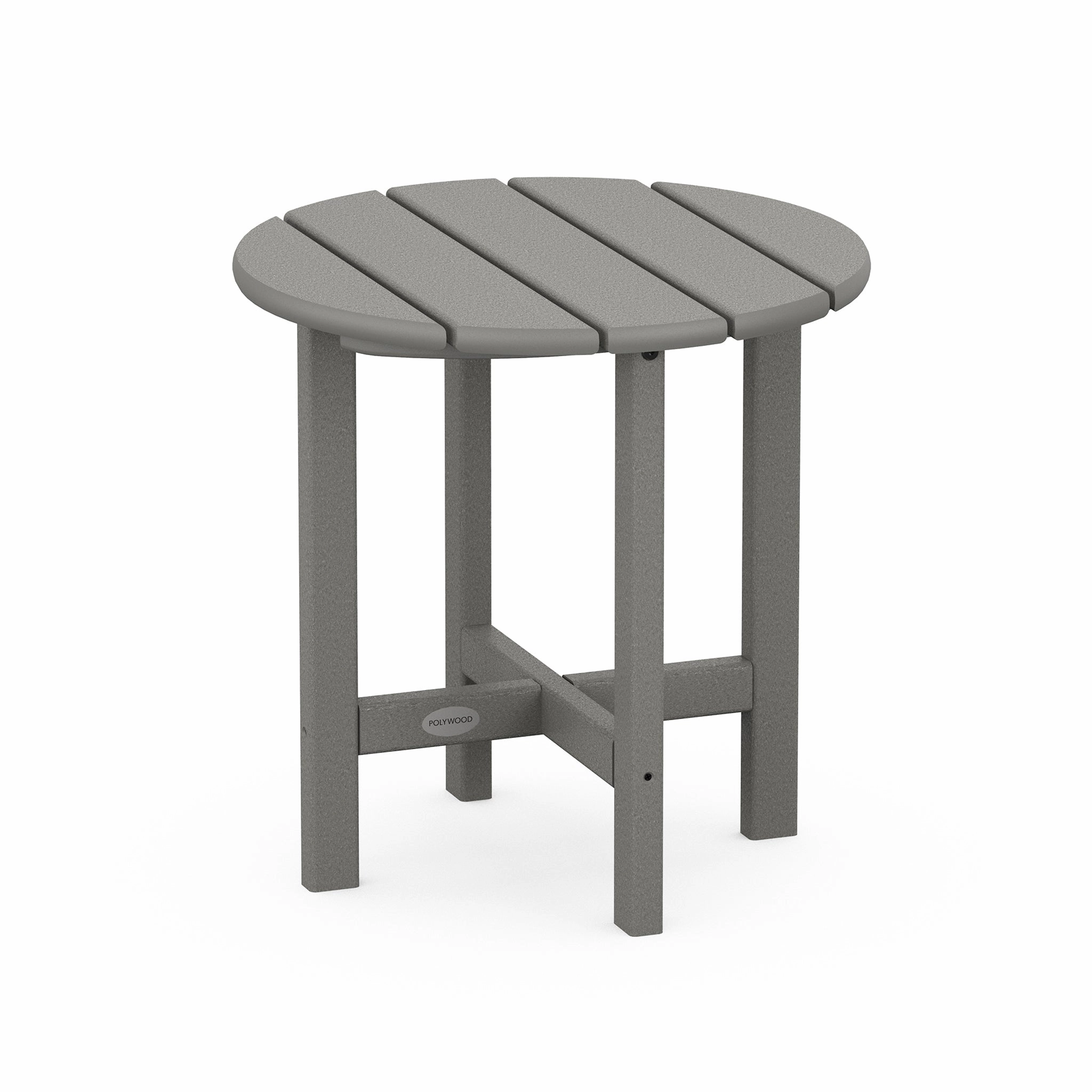 POLYWOOD 18" Round Side Table