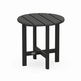 POLYWOOD 18" Round Side Tableoutdoor coffee table for patio or lounge