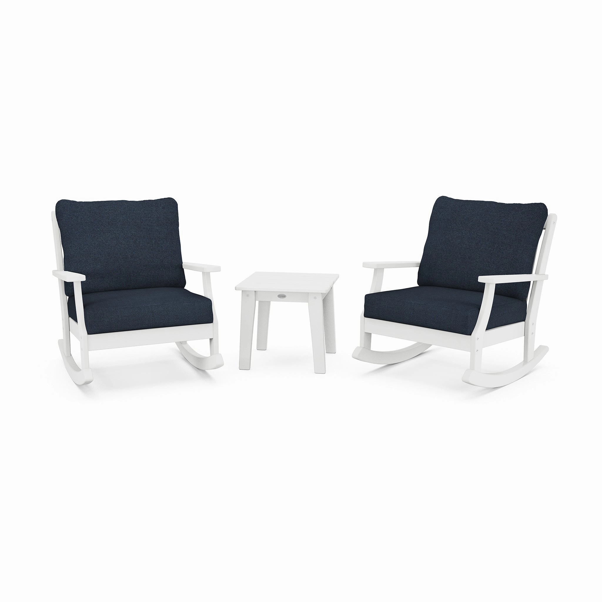 POLYWOOD Braxton 3-Piece Deep Seating Rocker Set