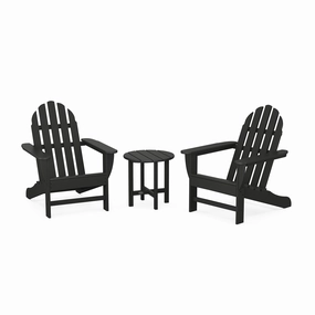 POLYWOOD Classic Adirondack 3-Piece Setclassic Adirondack outdoor chair