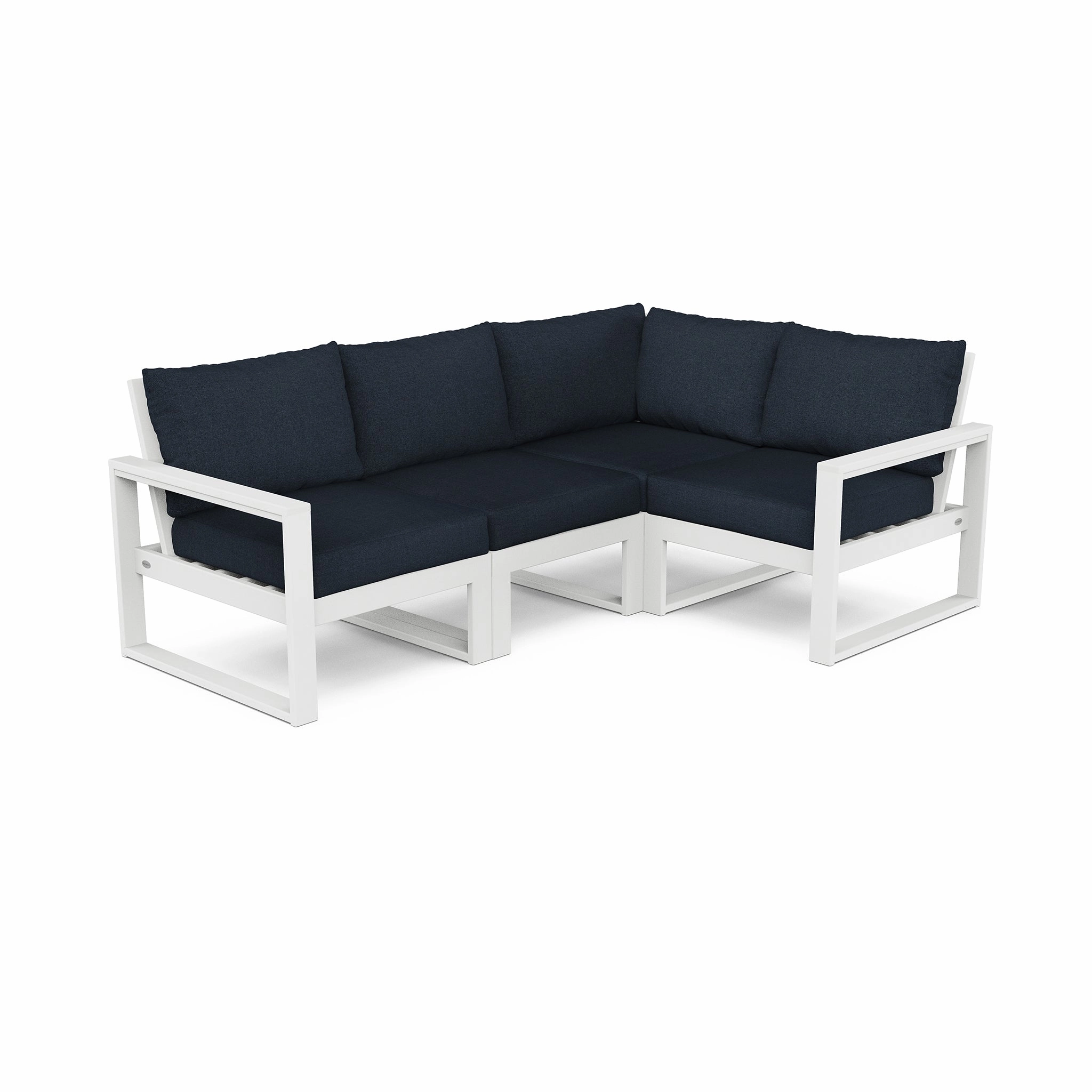 POLYWOOD EDGE 4-Piece Modular Deep Seating Set