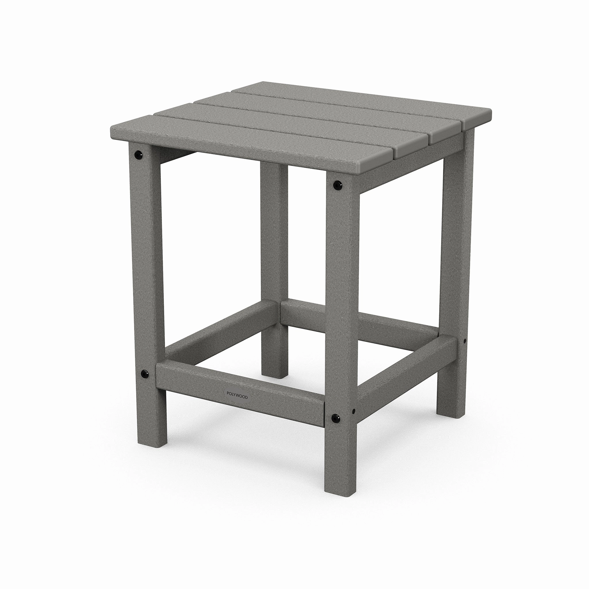 POLYWOOD Long Island 18" Side Tableoutdoor coffee table for patio or lounge