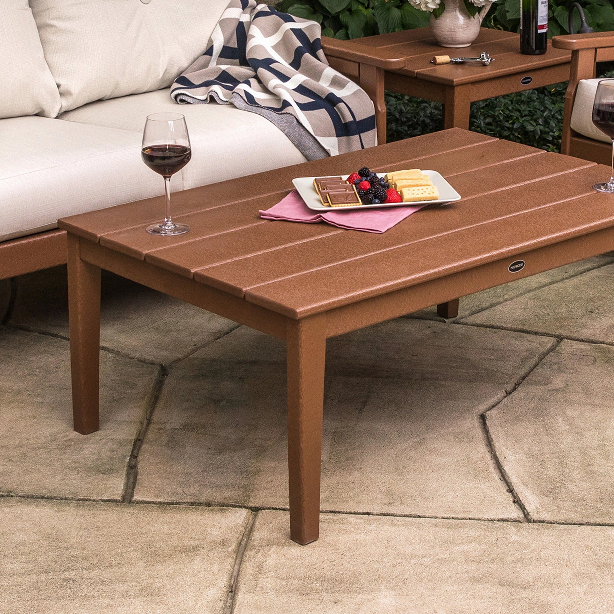POLYWOOD Newport 28" x 42" Coffee Table