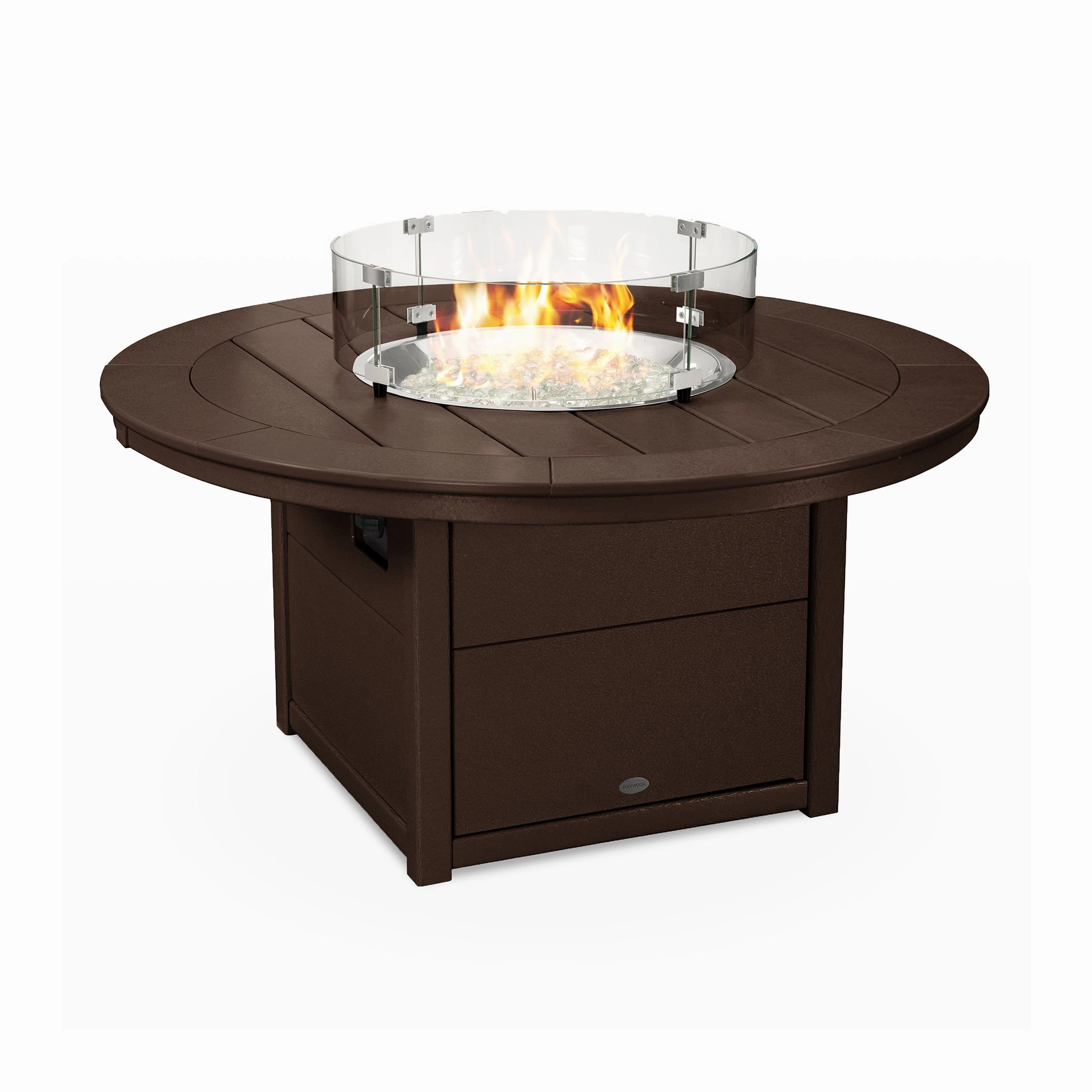 POLYWOOD Round 48" Fire Pit Table