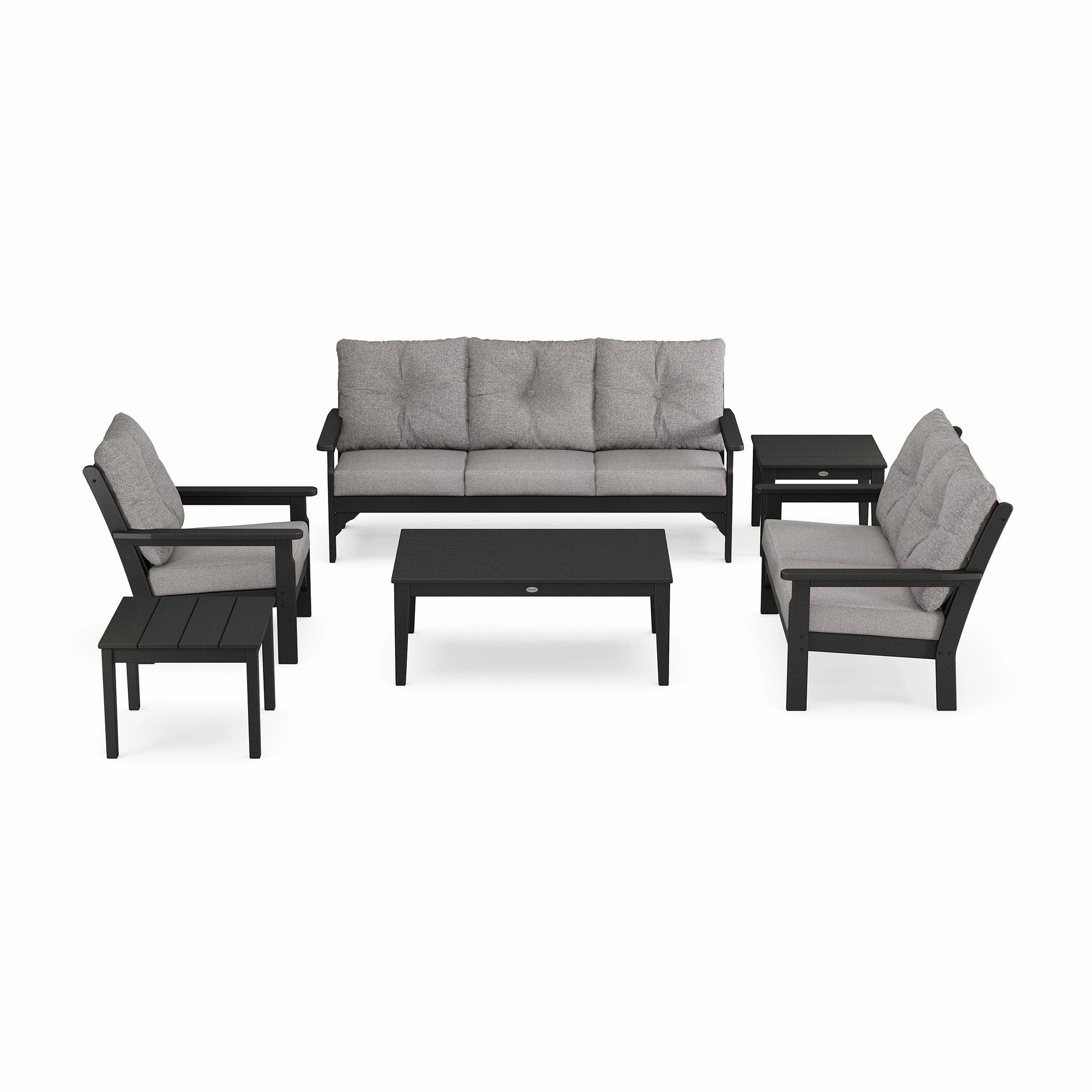 POLYWOOD Vineyard 6-Piece Deep Seating Setoutdoor patio furniture set