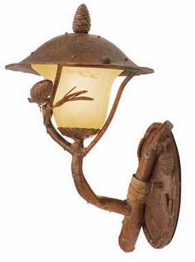 Ponderosa Outdoor One Light Outdoor Wall Bracket PonderosaOutdoor wall sconces with motion sensor