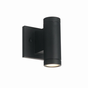 Portico LED Outdoor Wall Sconce Matte BlackOutdoor wall sconces with motion sensor