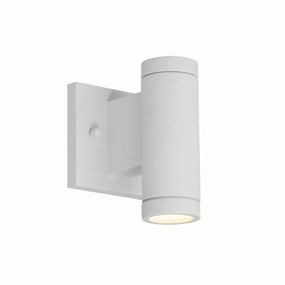 Portico LED Outdoor Wall Sconce Matte WhiteOutdoor wall sconces with motion sensor