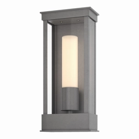 Portico One Light Outdoor Wall Sconce Coastal Burnished SteelOutdoor wall sconces with motion sensor