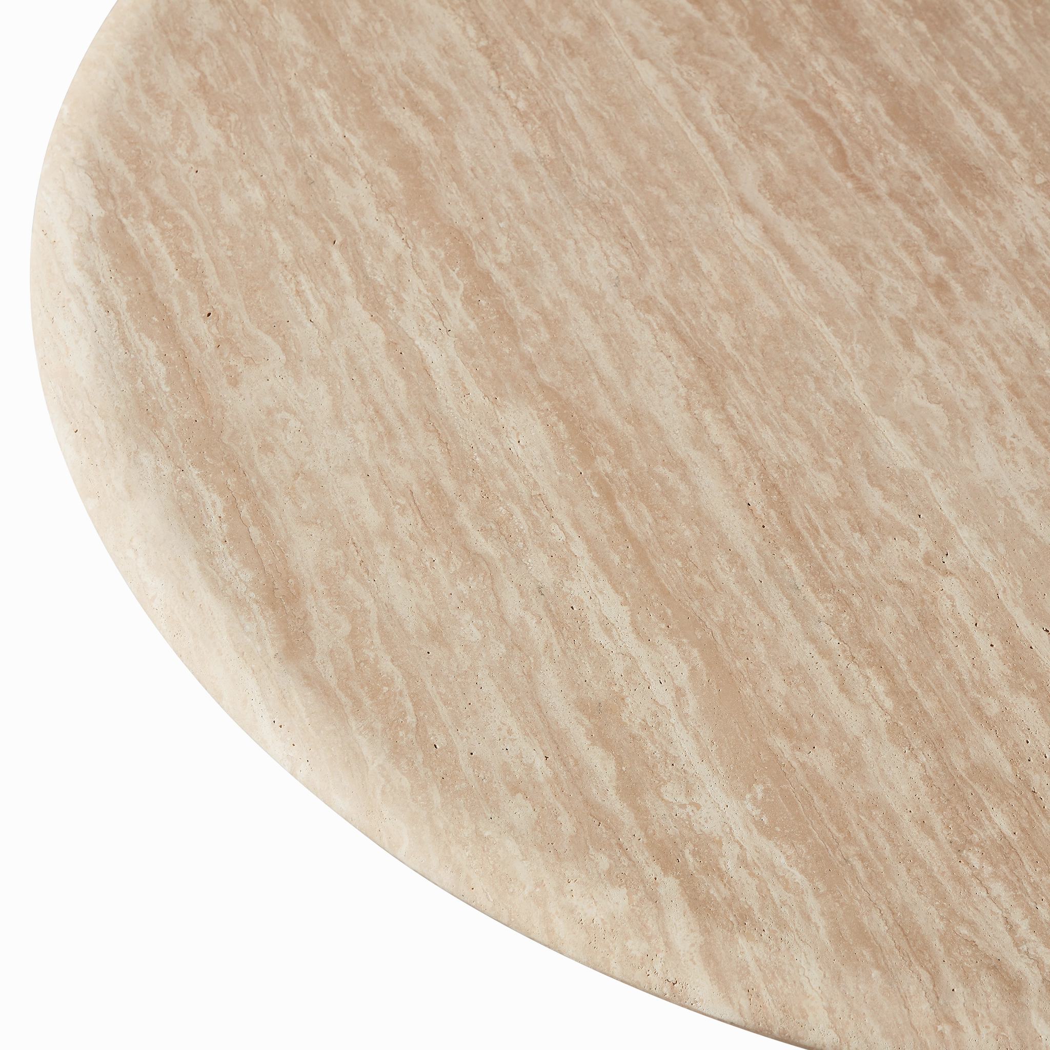 Porto Travertine Round Coffee Table