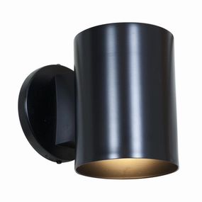 Poseidon One Light Wallwasher BlackOutdoor wall sconces with motion sensor