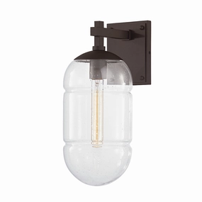 Poston 1-Light Large Outdoor Wall LightWeatherproof outdoor lighting