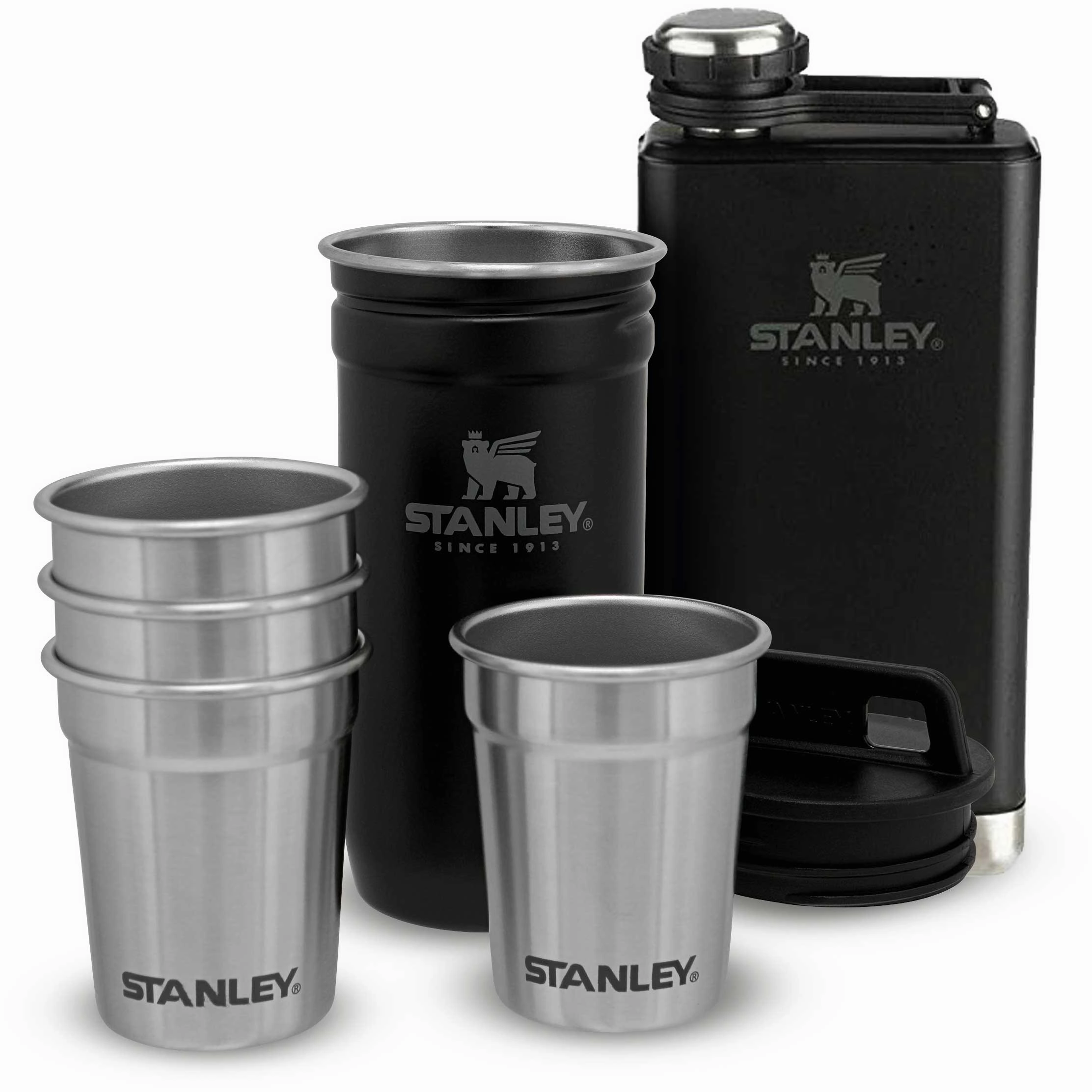 Pre-Party Shot Glass & Flask Set modern outdoor garden furniture collection