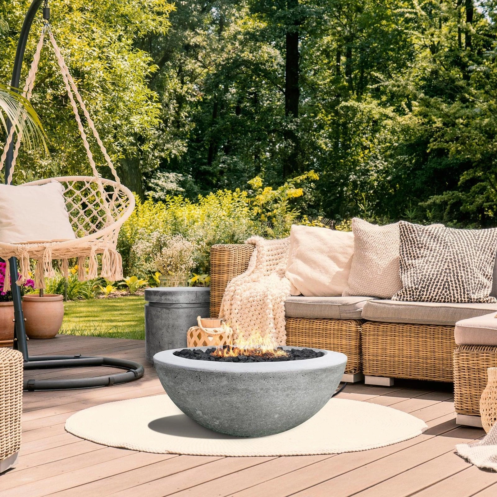 Prism Hardscapes - Moderno Series 2 Round Concrete Fire Bowl