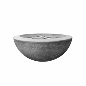 Prism Hardscapes - Moderno Series 2 Round Concrete Fire Bowlportable outdoor fire pit with lid