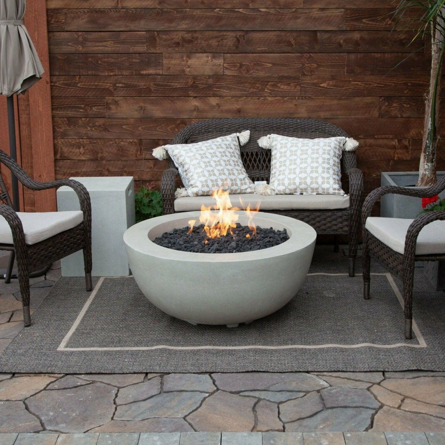 Prism Hardscapes - Moderno Series 8 Round Concrete Fire Bowl