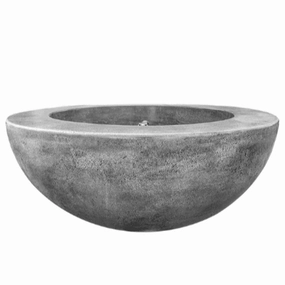 Prism Hardscapes - Moderno Series 8 Round Concrete Fire Bowlportable outdoor fire pit with lid