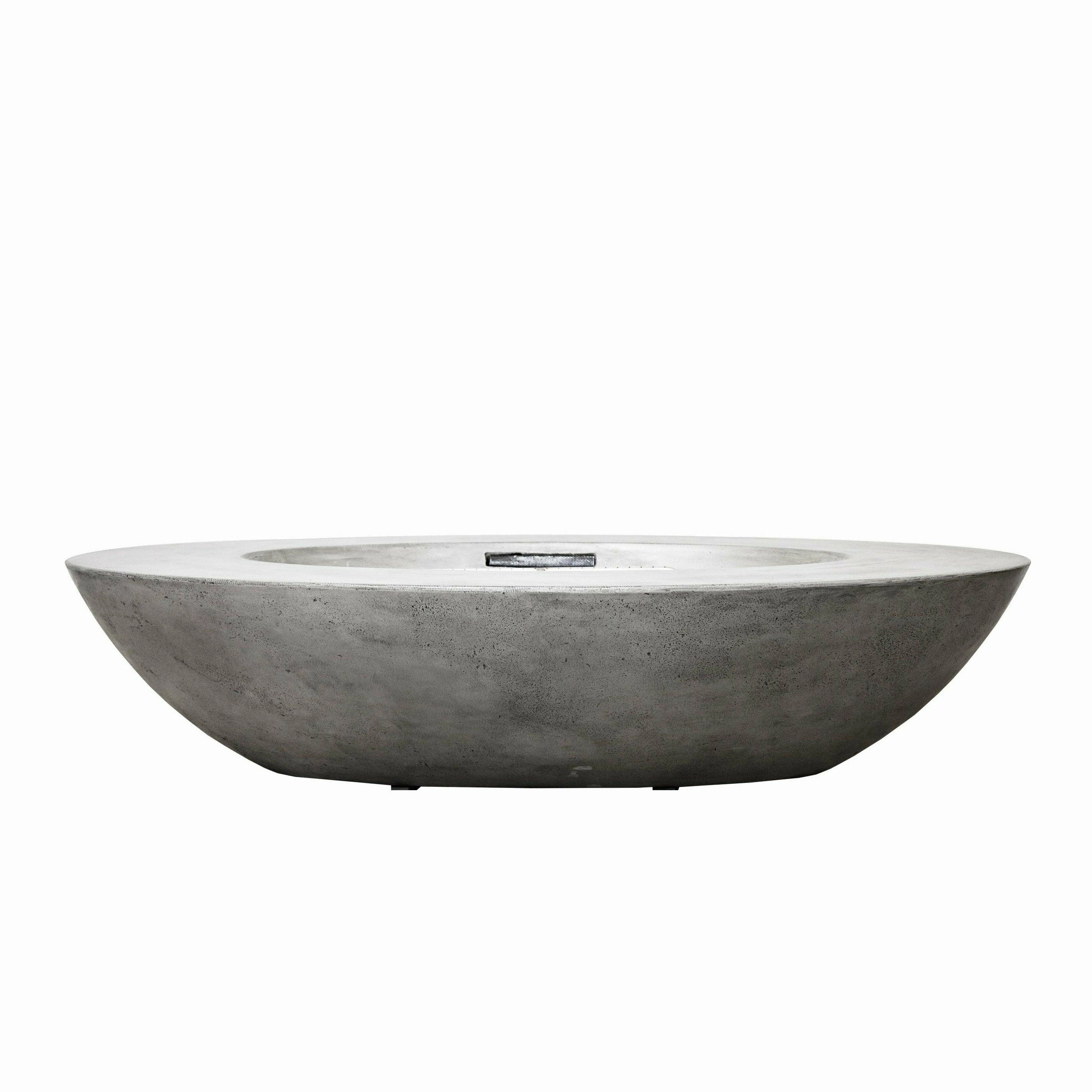 Prism Hardscapes - Ovale 79" Round Concrete Fire Bowlportable outdoor fire pit with lid