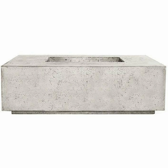 Prism Hardscapes - Porto Series 58 Rectangular Concrete Fire Table w/ Hidden Propane Storage