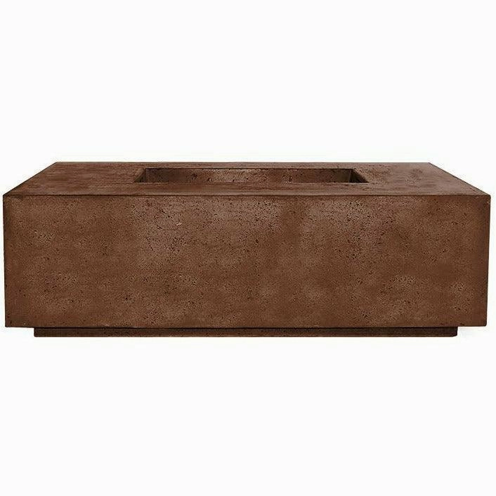 Prism Hardscapes - Porto Series 58 Rectangular Concrete Fire Table w/ Hidden Propane Storage